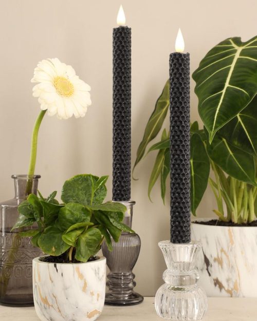 Bllits led honingraatkaars black set van 2