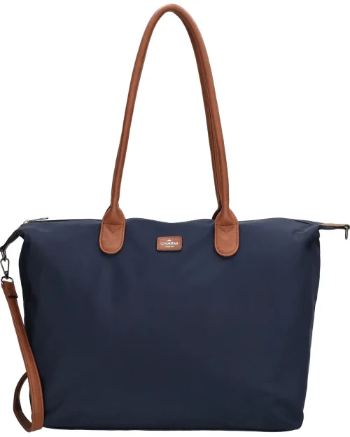 Charm London navy Buckingham Schoudertas 15,6 inch (34.5x19.4 cm)
