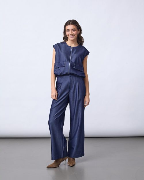 Sisterspoint Garwin top-vest blauw