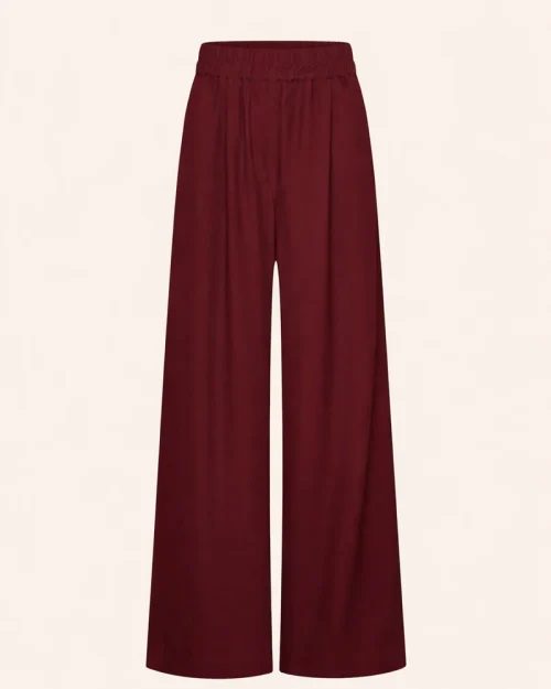 By-Bar benji viscose pants | wine