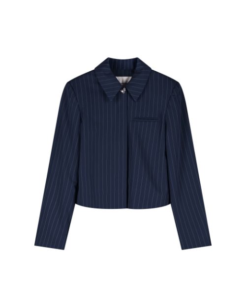 Fabienne Chapot Vito Blazer pinstripe navy