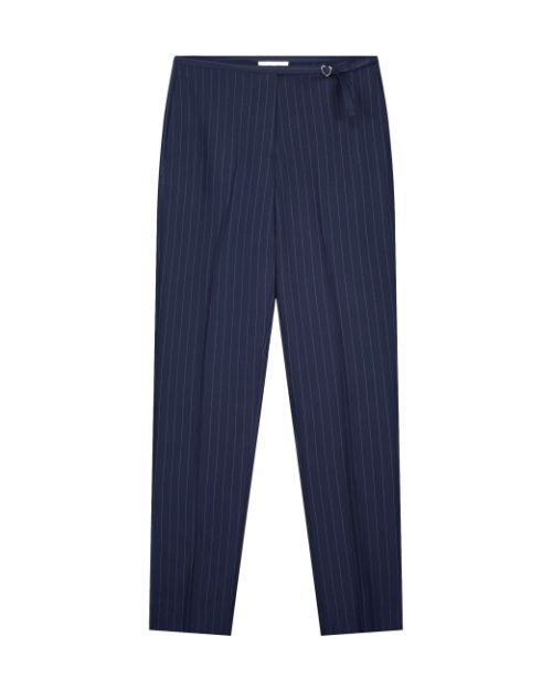 Fabienne Chapot Elliot Trousers pinstripe blue