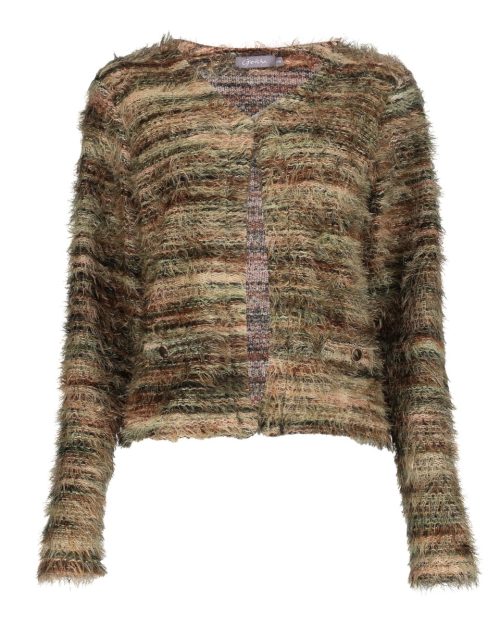 Geisha Vest 64500-10 meerkleurig bruin