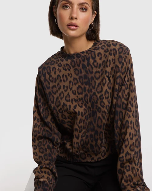 Alix The Label Leopard sweater animal