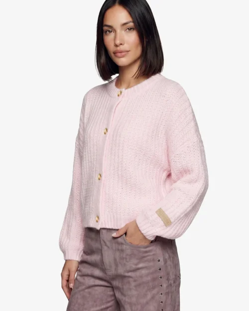 Fluresk Ambre cardigan rose quartz