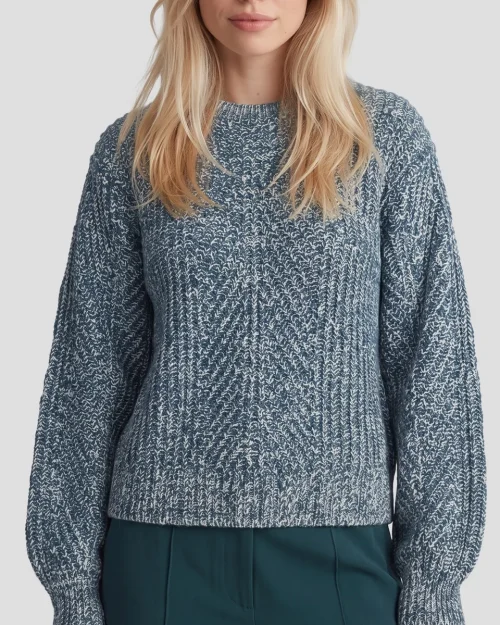 Fluresk Fenni trui azure green