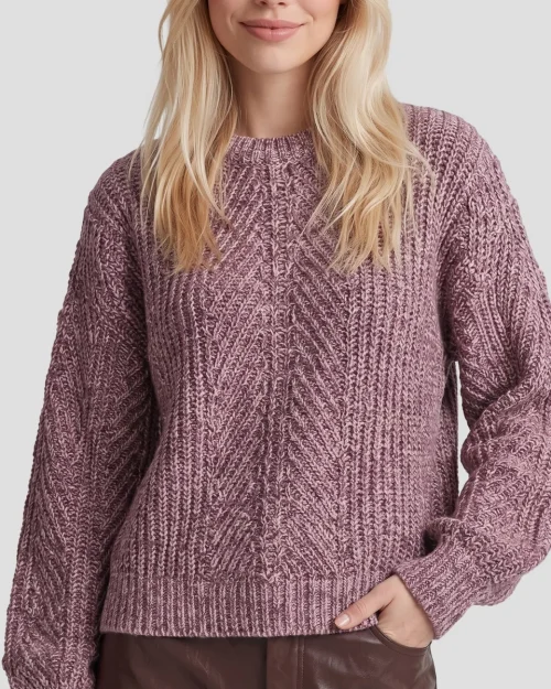 Fluresk Fenni trui mocha brown/piggy pink