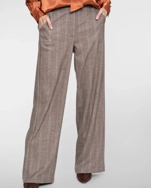 Geisha High waist pantalon brown-brique 61662