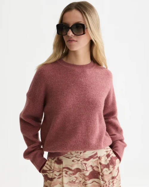Scotch & Soda Fuzzy pullover rose melange