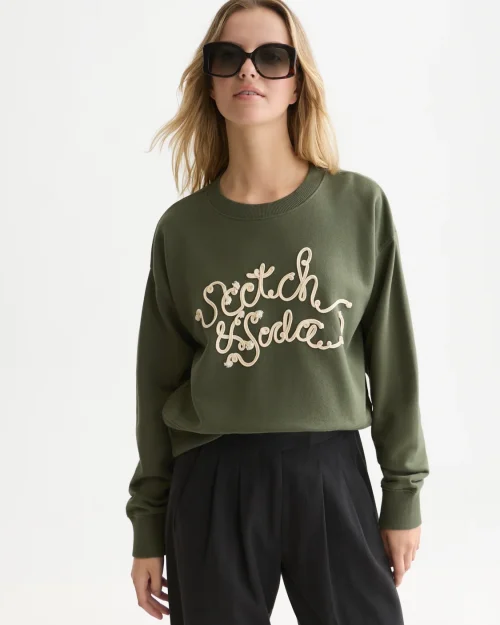 Scotch & Soda Ribbon sweatshirt thyme