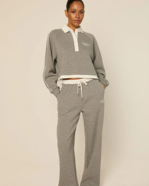 The Lola Club Kaya pants grey melange