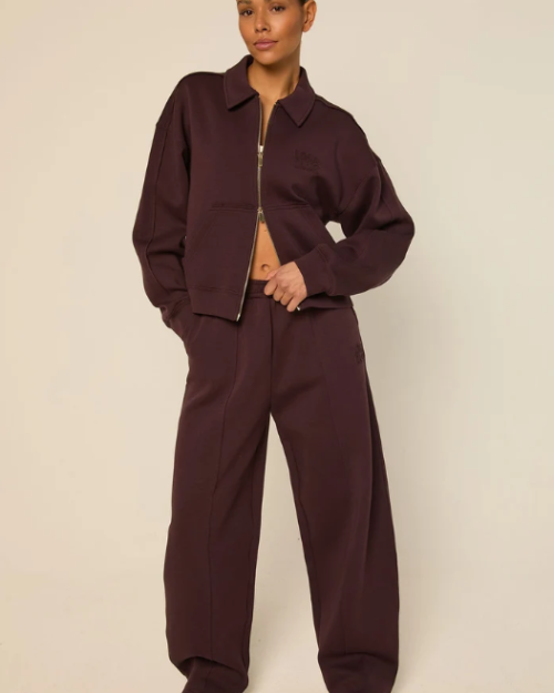 The Lola Club Leyla pants mulberry wine