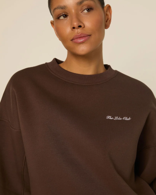 The Lola Club Yara sweater espresso