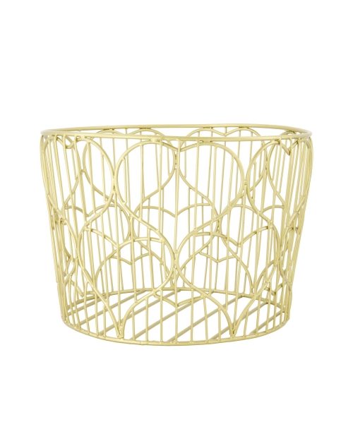 Zusss basket metal wire hearts S
