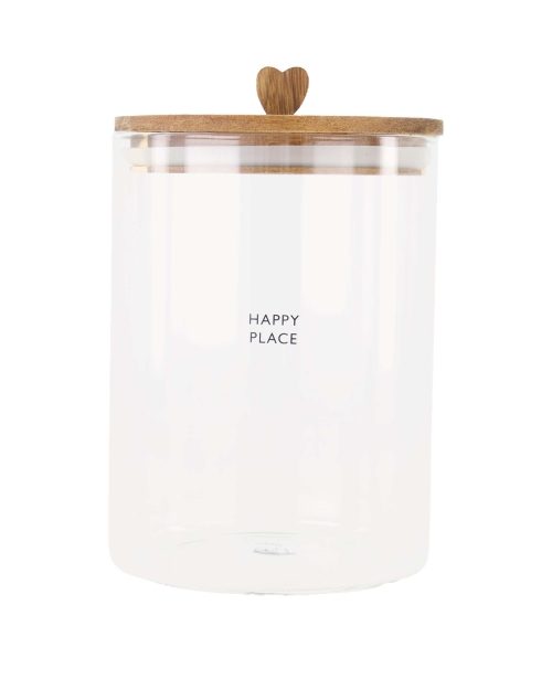 Zusss storage jar happy place M