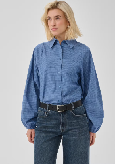 My Essential Wardrobe Ilse overhemd clear blue check