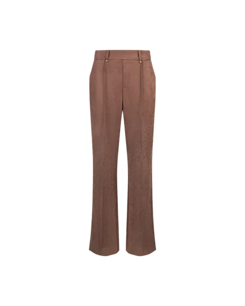 Nukus Jill pants suedine taupe